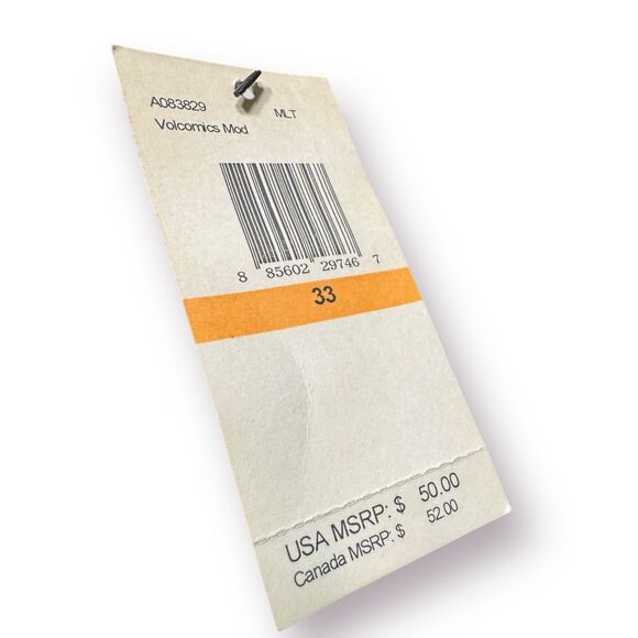 Volcom Comic Book Board Shorts Size 33" Swim Trunks Retro Beach Shorts Y2K BNWT - Picture 6 of 10